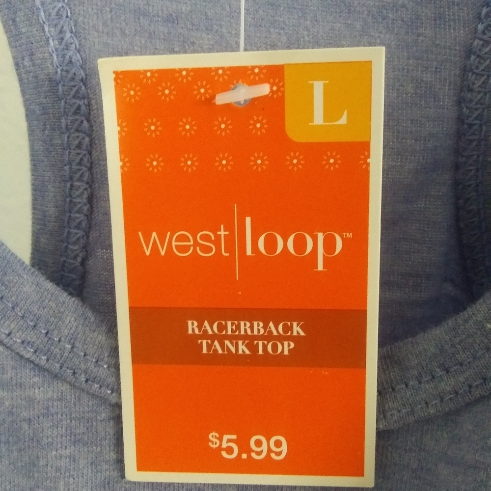 New! West Loop Racerback Tank Top - Picture 4 of 4